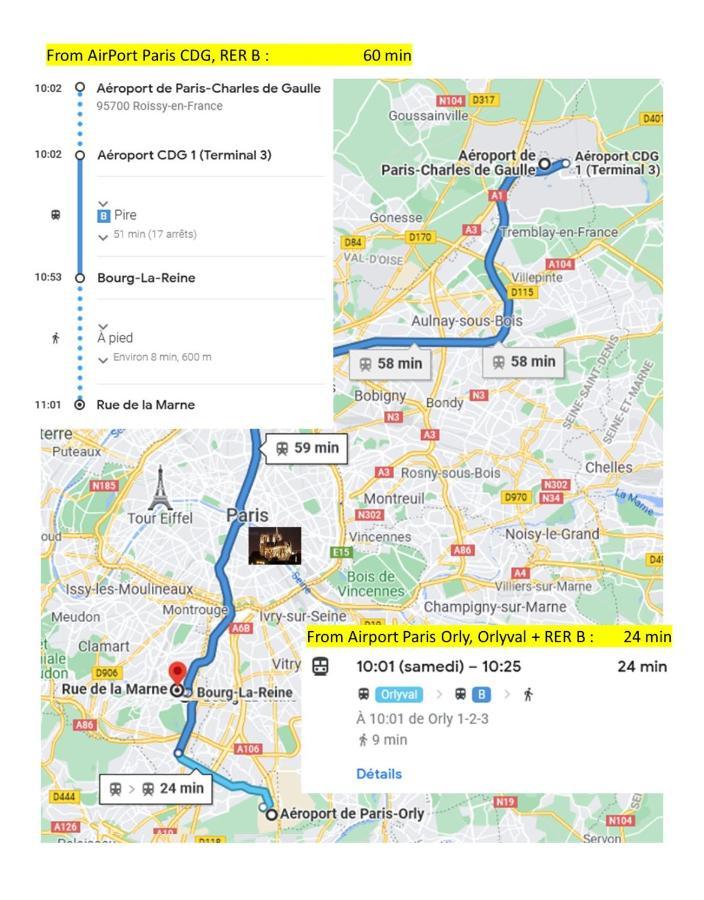 3 Private Rooms Shared Flat In A Villa At Sceaux 600M Rer B Direct To Notre-Dame Extérieur photo